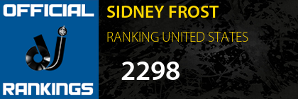 SIDNEY FROST RANKING UNITED STATES