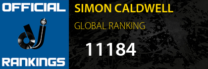SIMON CALDWELL GLOBAL RANKING