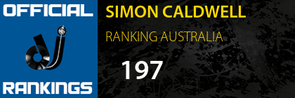 SIMON CALDWELL RANKING AUSTRALIA