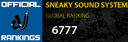 SNEAKY SOUND SYSTEM GLOBAL RANKING