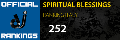 SPIRITUAL BLESSINGS RANKING ITALY