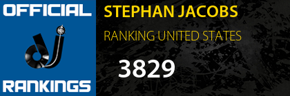 STEPHAN JACOBS RANKING UNITED STATES