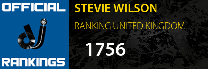 STEVIE WILSON RANKING UNITED KINGDOM
