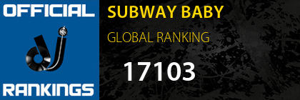 SUBWAY BABY GLOBAL RANKING