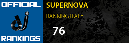 SUPERNOVA RANKING ITALY