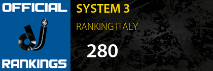 SYSTEM 3 RANKING ITALY