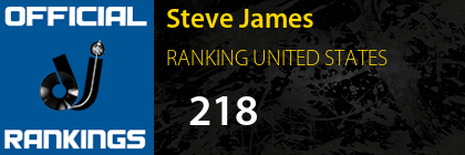 Steve James RANKING UNITED STATES