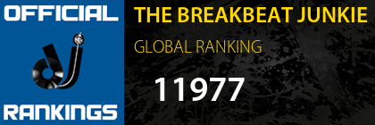 THE BREAKBEAT JUNKIE GLOBAL RANKING