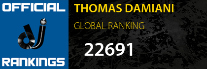 THOMAS DAMIANI GLOBAL RANKING