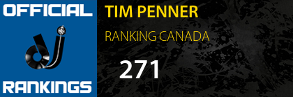 TIM PENNER RANKING CANADA
