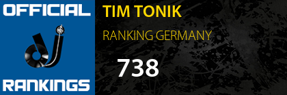 TIM TONIK RANKING GERMANY