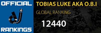 TOBIAS LUKE AKA O.B.I GLOBAL RANKING
