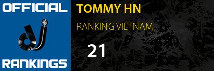 TOMMY HN RANKING VIETNAM