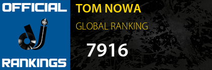TOM NOWA GLOBAL RANKING