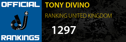 TONY DIVINO RANKING UNITED KINGDOM