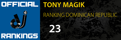 TONY MAGIK RANKING DOMINICAN REPUBLIC