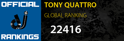 TONY QUATTRO GLOBAL RANKING