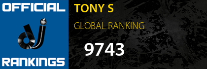TONY S GLOBAL RANKING