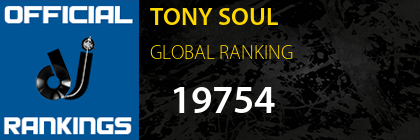 TONY SOUL GLOBAL RANKING