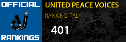UNITED PEACE VOICES RANKING ITALY