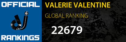 VALERIE VALENTINE GLOBAL RANKING