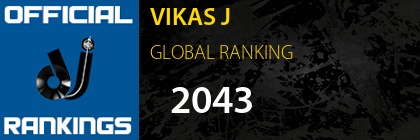 VIKAS J GLOBAL RANKING
