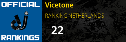 Vicetone RANKING NETHERLANDS