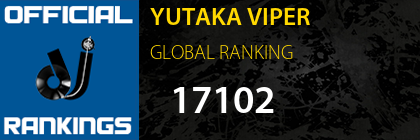 YUTAKA VIPER GLOBAL RANKING