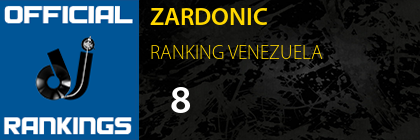 ZARDONIC RANKING VENEZUELA