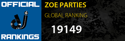 ZOE PARTIES GLOBAL RANKING