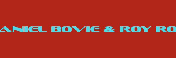 DANIEL BOVIE & ROY ROX Logo