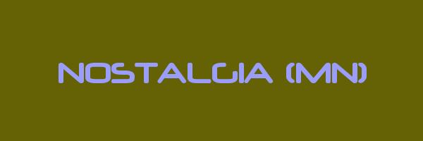 NOSTALGIA (MN) Logo