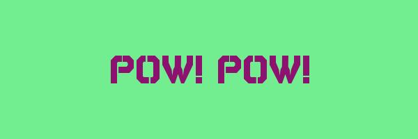 POW! POW! Logo