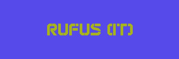 RUFUS (IT) Logo